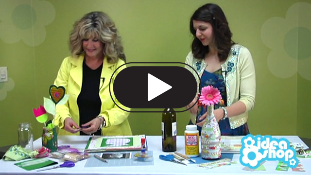 Watch The Video Below To See How We Made A Scrapbook Paper Bouquet Colorful Silhouette Art An Upcycled Vase And Washi Tape Bookmarks Watch The Video Below To See How We Made A Scrapbook Paper Bouquet Colorful Silhouette Art An Upcycled Vase And Washi Tape Bookmarks
